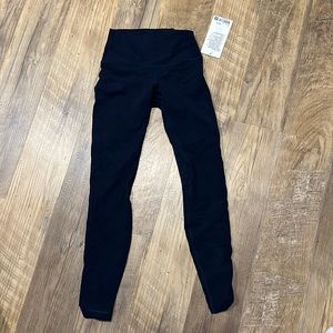Lululemon align 28 inch navy blue leggings